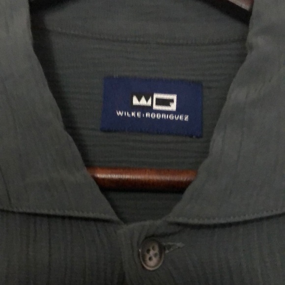 WILKE RODRIGUEZ Rayon & Combed Silk Shirt - Picture 1 of 5